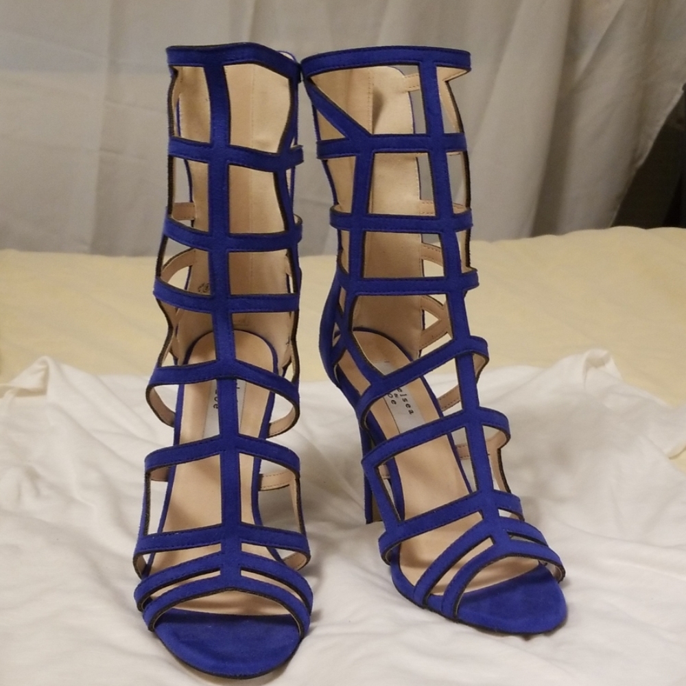 Chelsea & Zoe gladiator stiletto high heels.